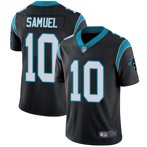 Carolina Panthers Limited Black Men Curtis Samuel Home Jersey NFL Football #10 Vapor Untouchable->women nfl jersey->Women Jersey